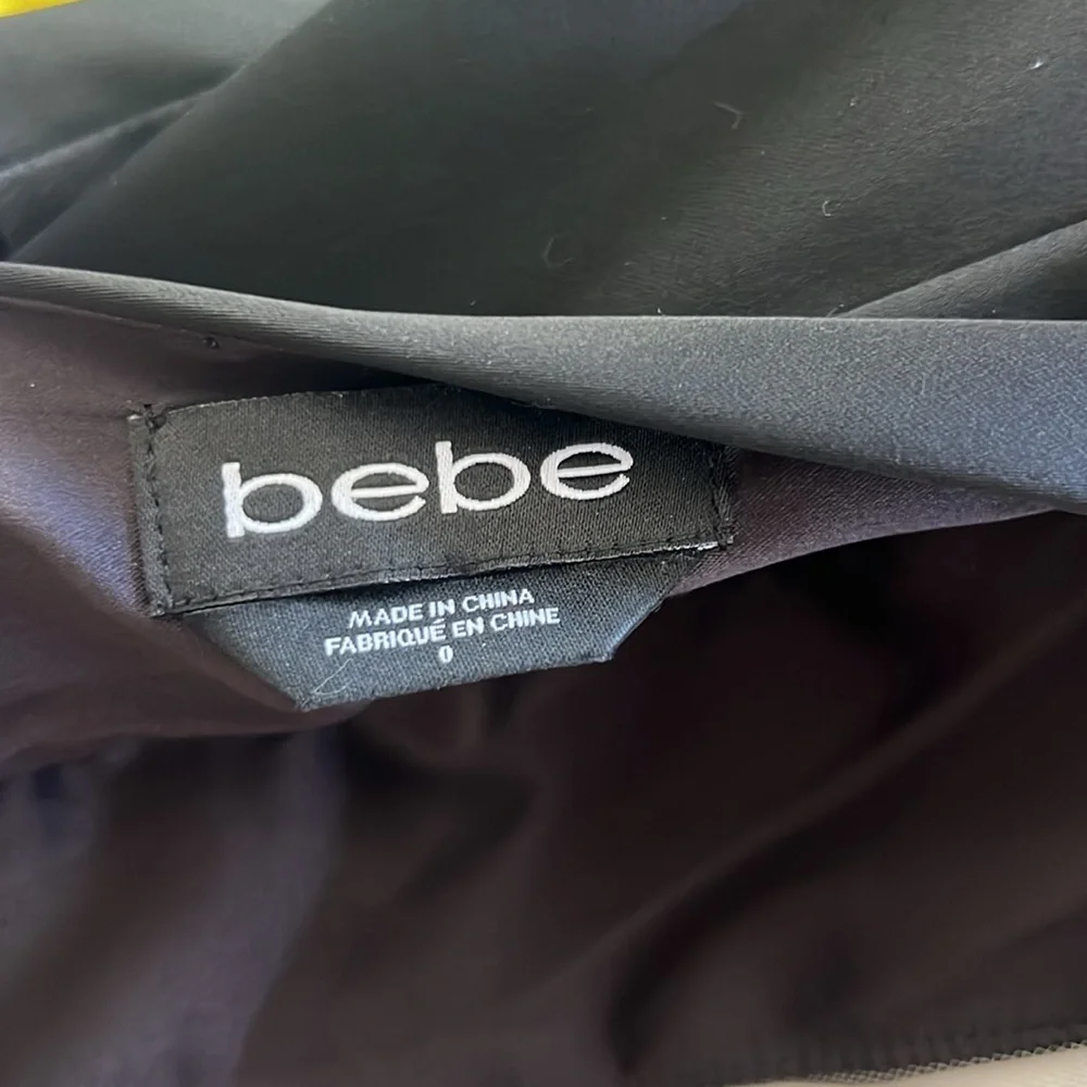 ☀️ Bebe Black Mesh Front Mini Dress (read description) - Picture 10 of 10